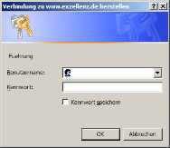 Passwortgesch&uuml;tzter Bereich